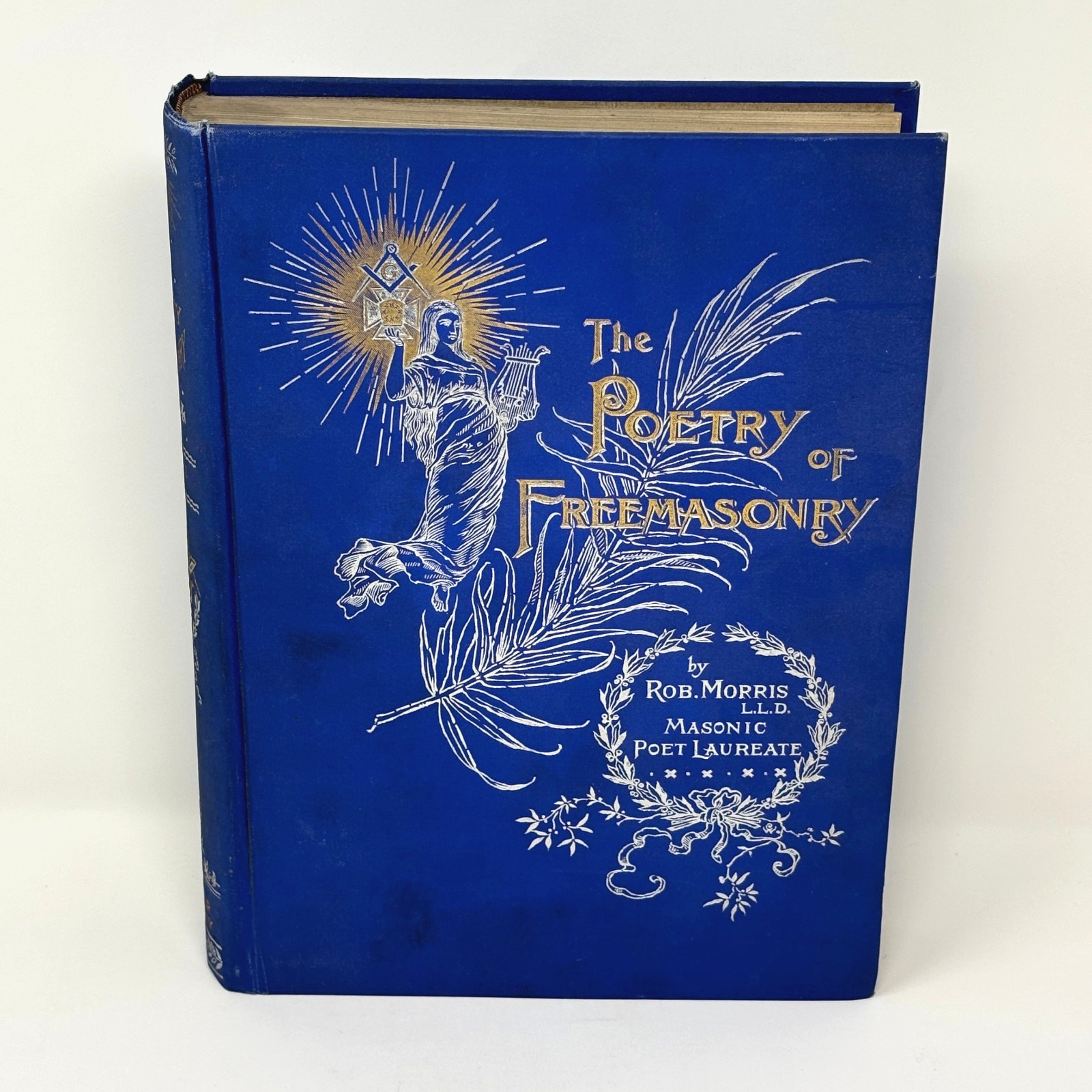 Vintage 1895 The Poetry of Freemasonry Book - Robert Morris Vintage 1895 The Poetry of Freemasonry Book - Robert Morris