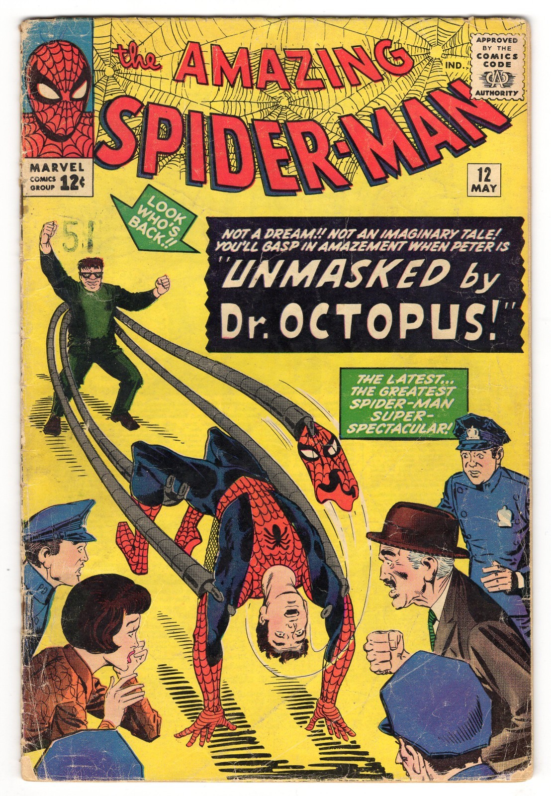 Amazing Spider-Man 12 1964 Marvel Comics VG- 3.5 3rd App Doctor Octopus