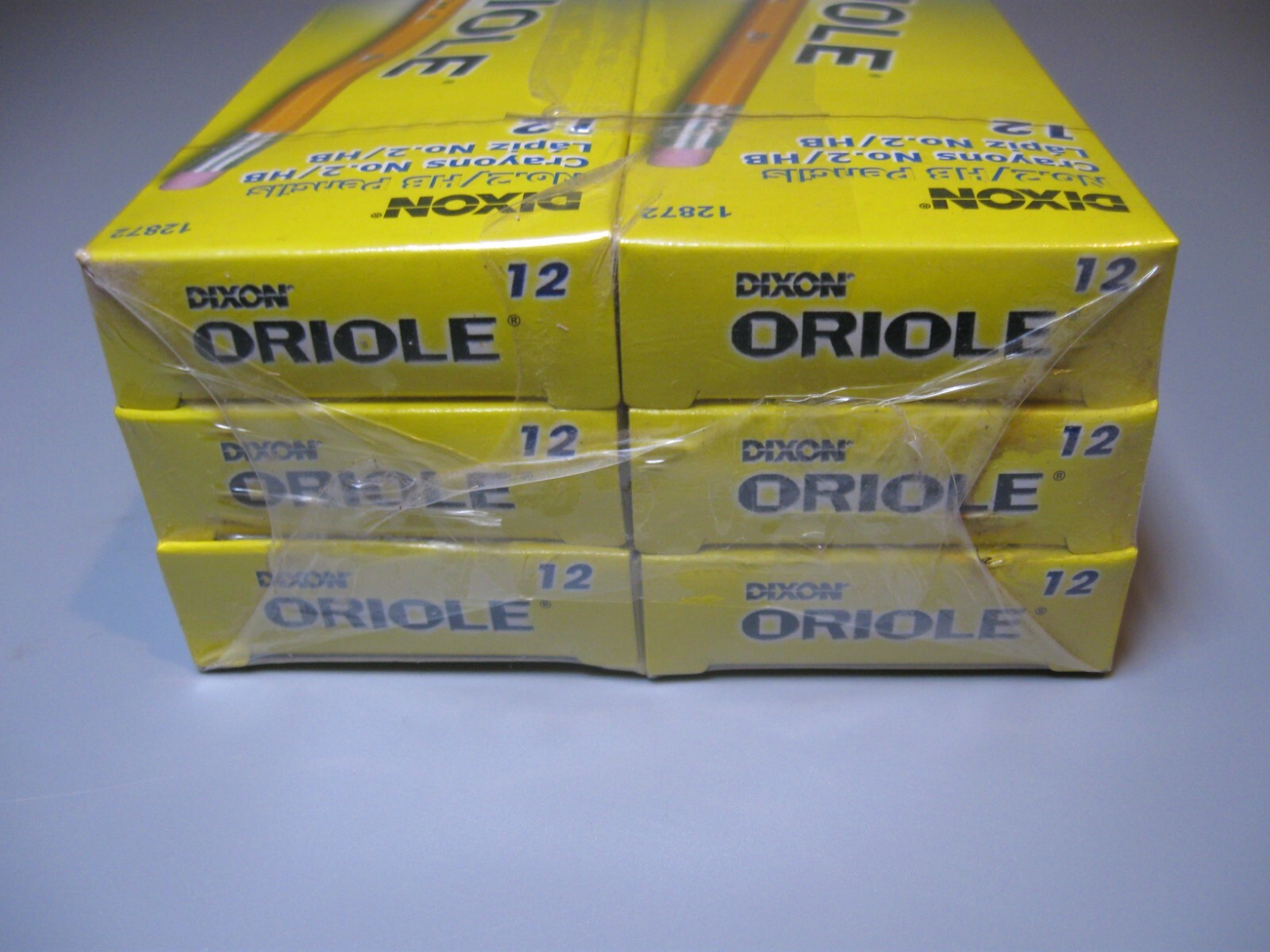 LOT 6 Boxes DIXON ORIOLE No 2 Pencils 72 pencils Bonded Break Resistant Sealed LOT 6 Boxes DIXON ORIOLE No 2 Pencils 72 pencils Bonded Break Resistant Sealed