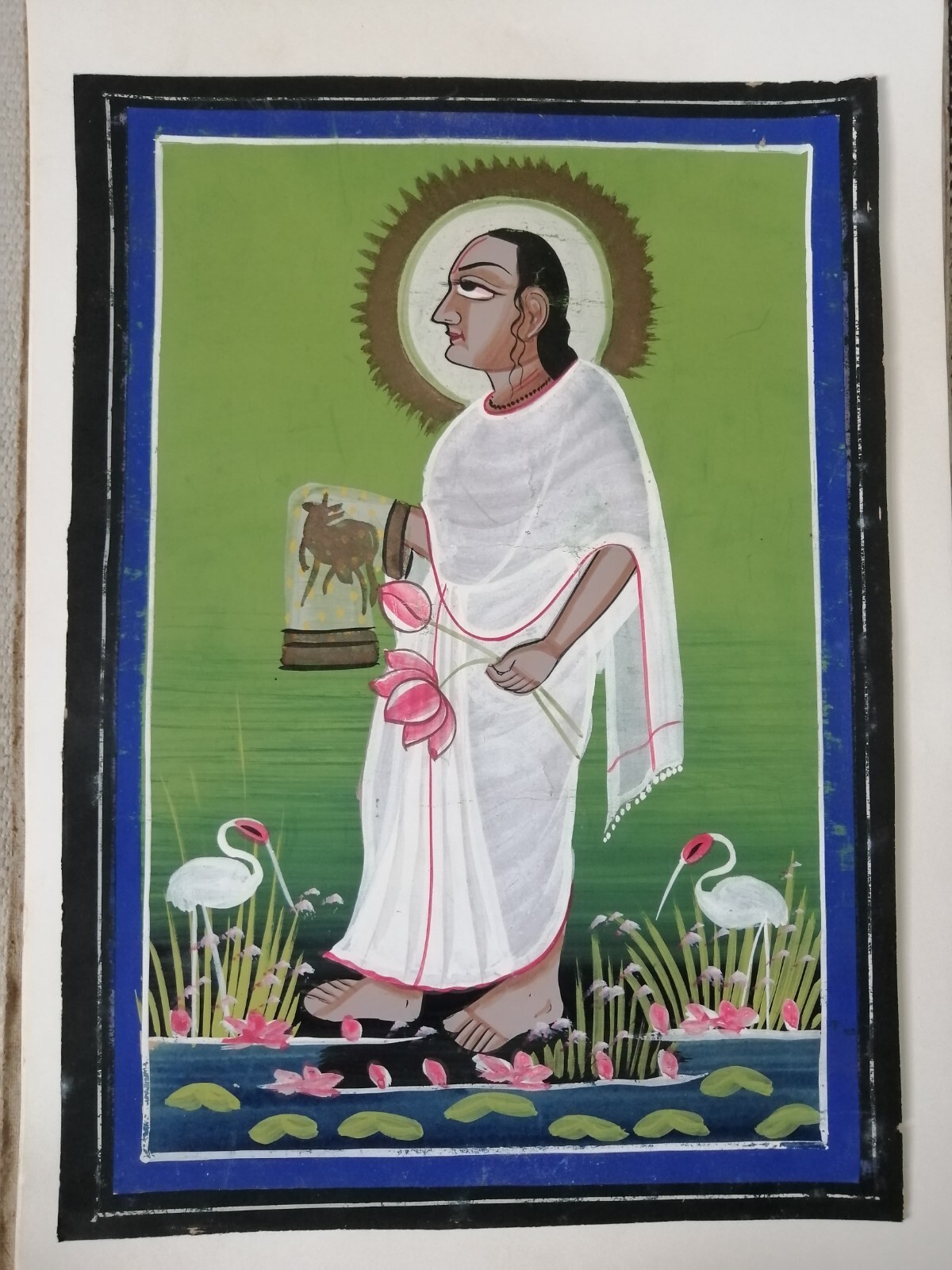 Vintage Nathdwara Painting Of Prabhuji - vallabhacharya pushtimarga vaishnava