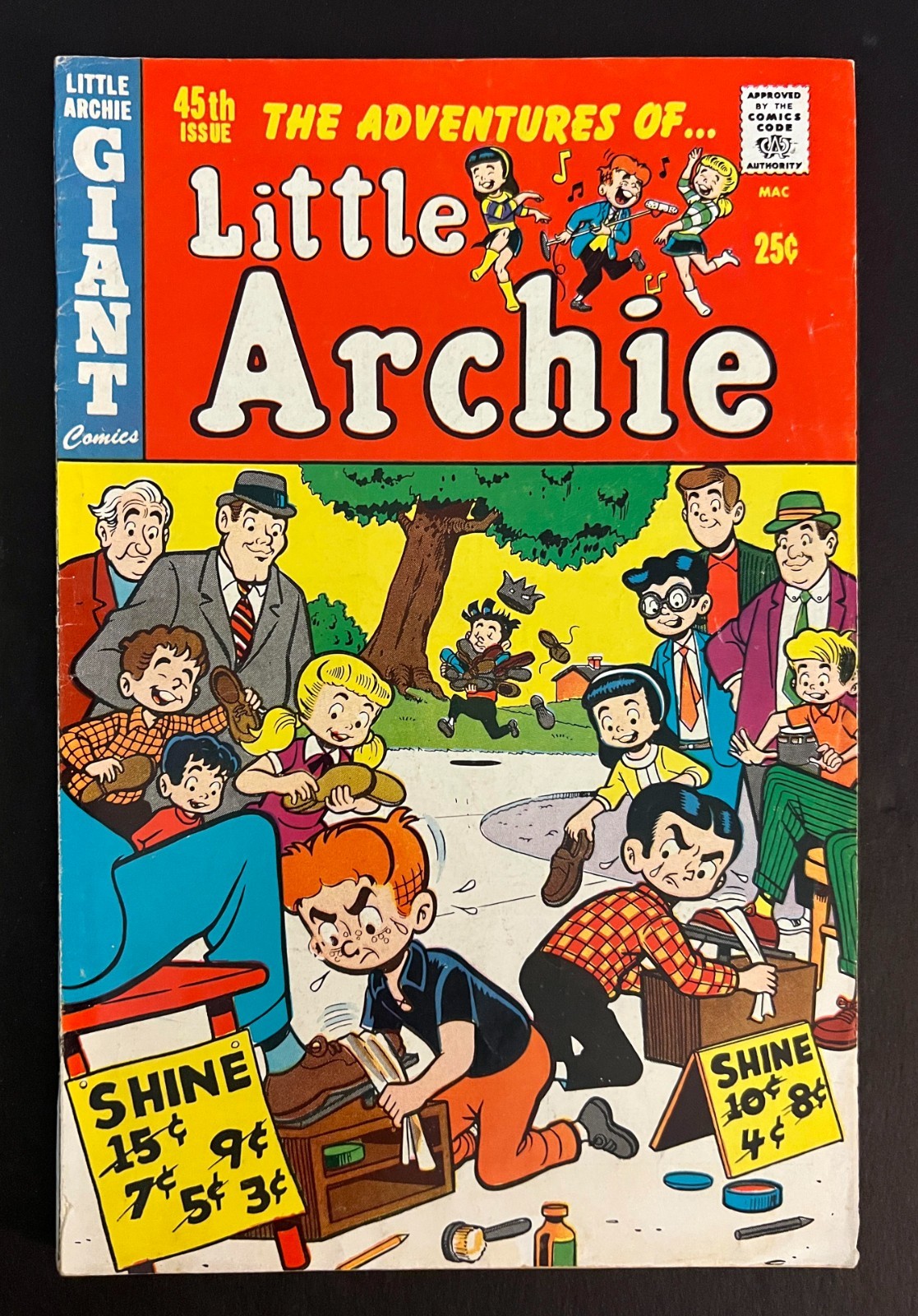 LITTLE ARCHIE #45 1967 GIANT 68 PAGES Archie Reggie Jughead Betty and Veronica LITTLE ARCHIE #45 1967 GIANT 68 PAGES Archie Reggie Jughead Betty and Veronica