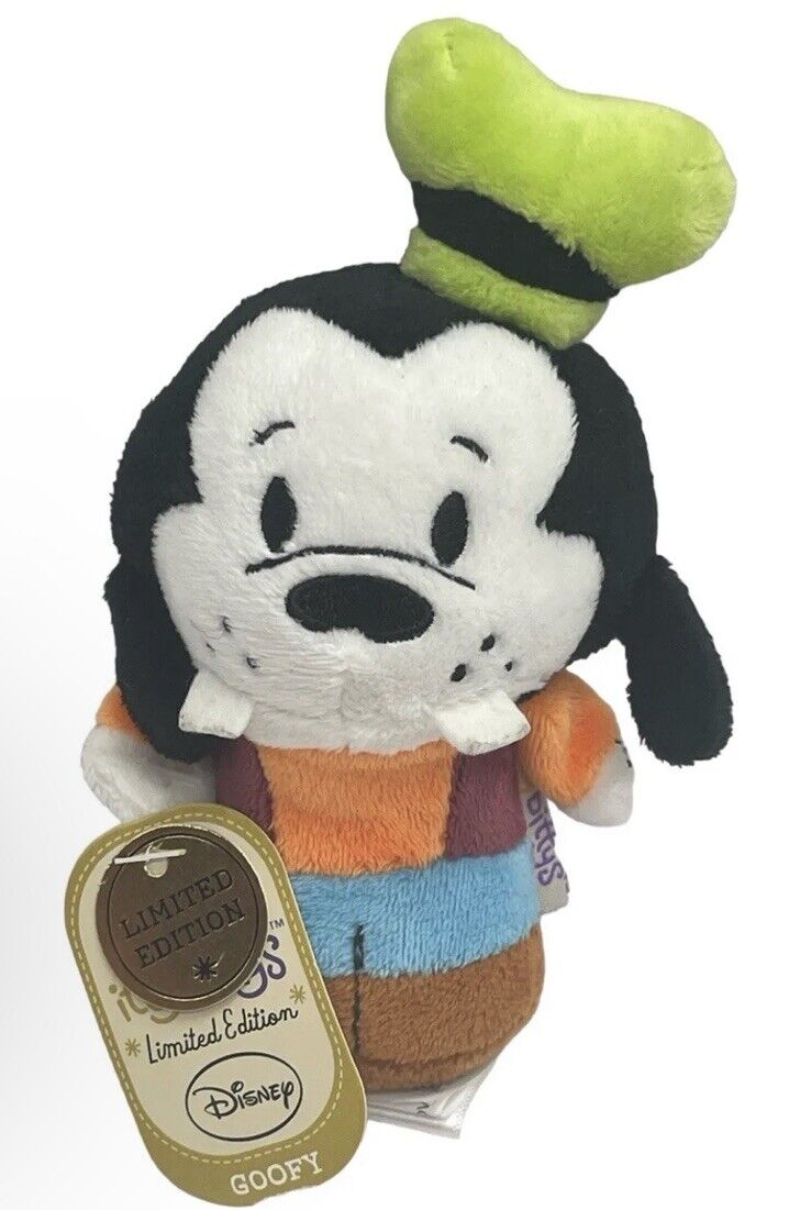 Hallmark Itty Bittys GOOFY Limited Edition Disney Plush Toy 5” NEW