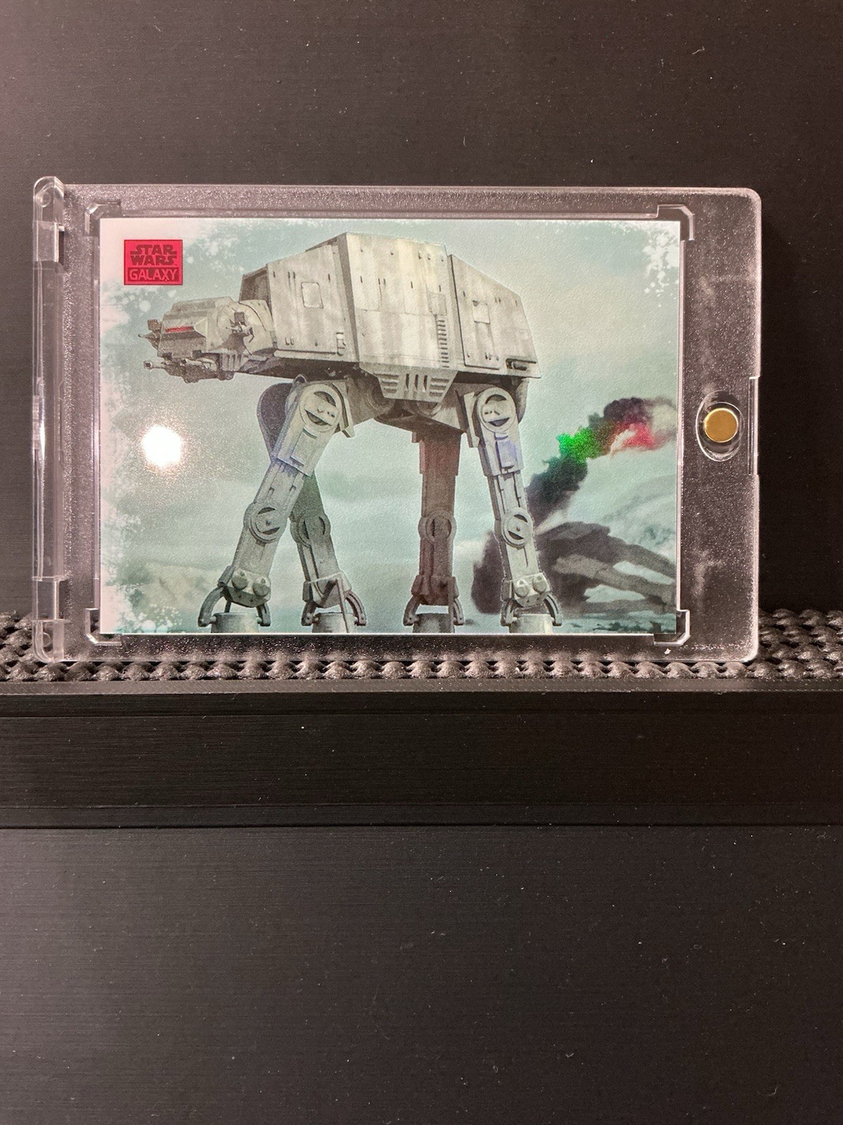 2025 Topps Star Wars Galaxy Galactic Inspirations AT AT ( Red /5 ) 2025 Topps Star Wars Galaxy Galactic Inspirations AT AT ( Red /5 )
