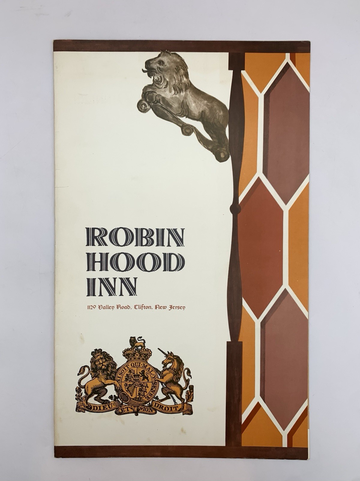 Vintage Robin Hood Inn Restaurant Menu Clifton, NJ Vintage Robin Hood Inn Restaurant Menu Clifton, NJ