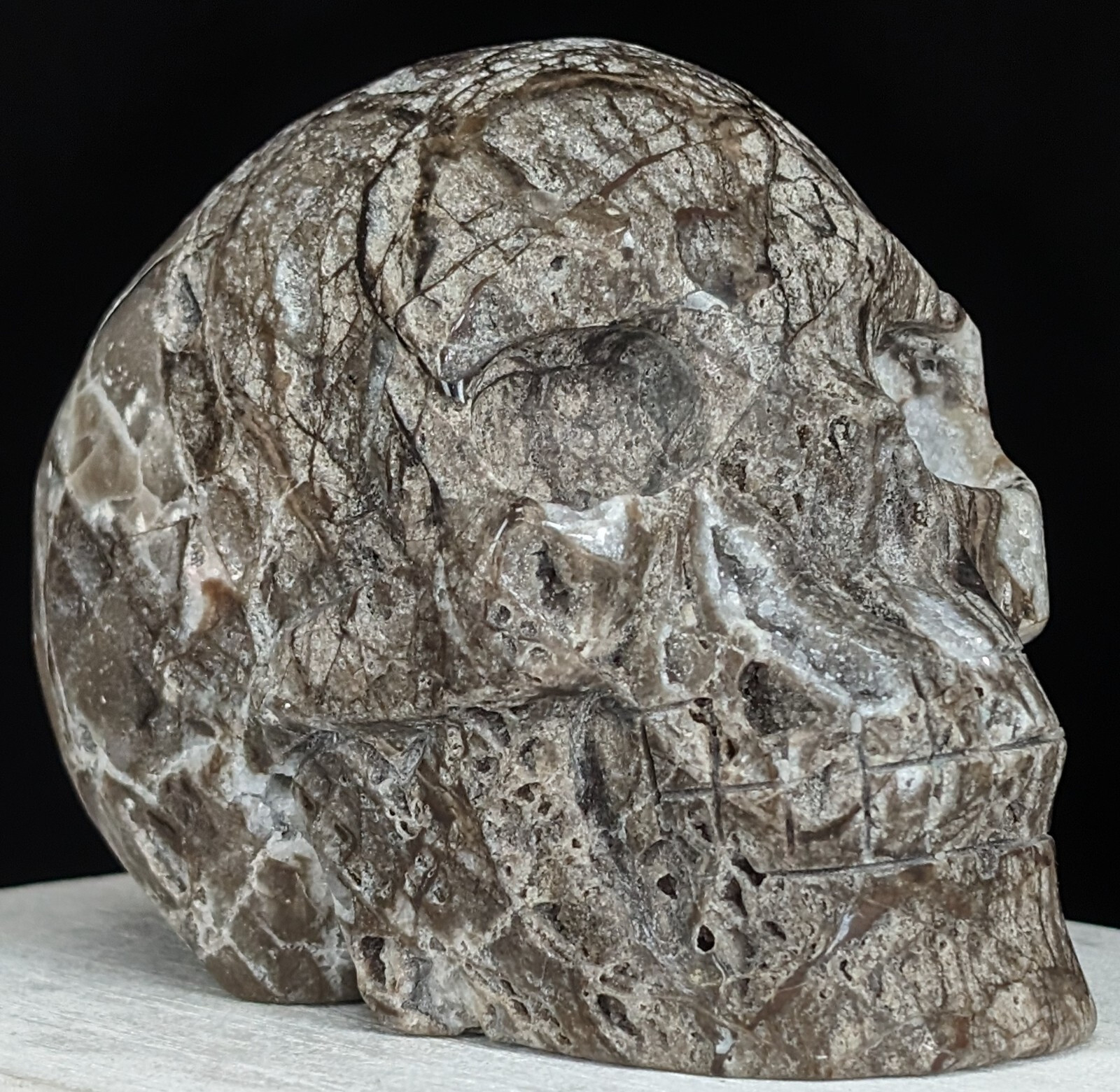 Sphalerite Skull Carving Crystal Gemstone Large Big Chakra Reiki Sphalerite Skull Carving Crystal Gemstone Large Big Chakra Reiki