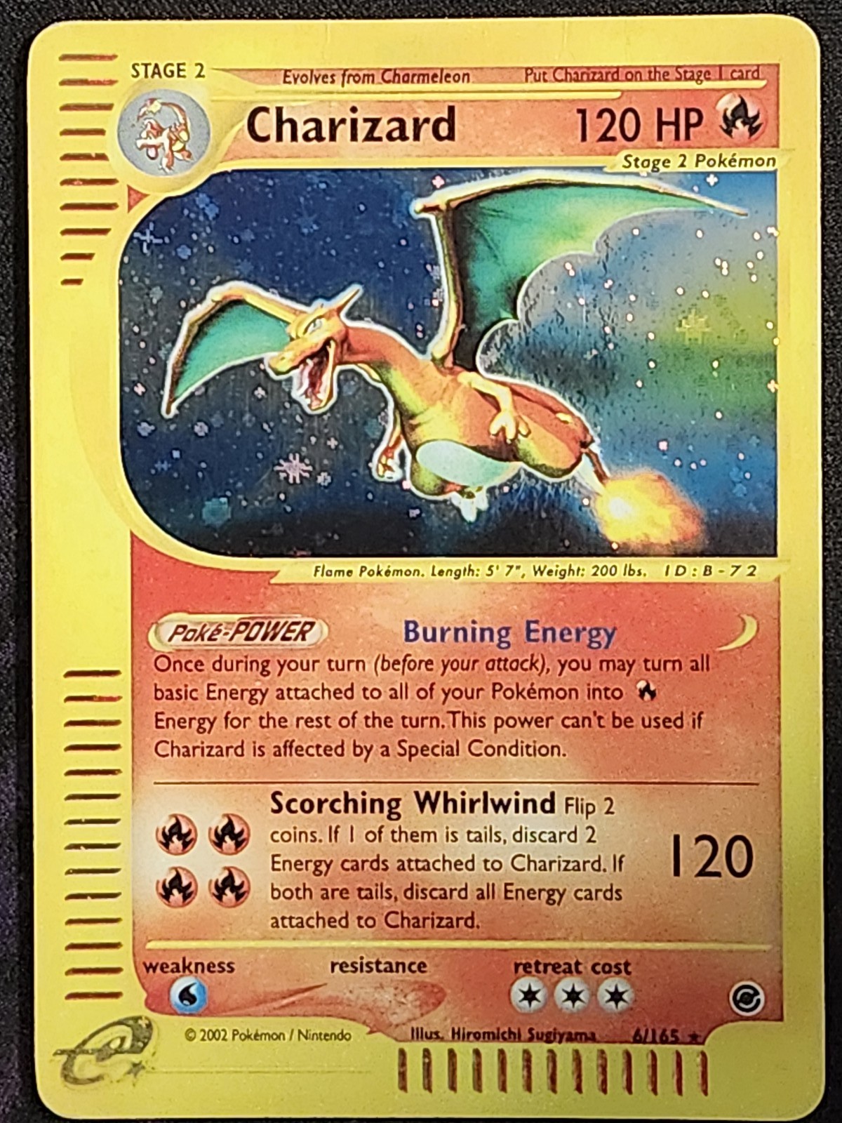 Pokemon Charizard 6/165 (HP) Expedition EX Pokemon Charizard 6/165 (HP) Expedition EX