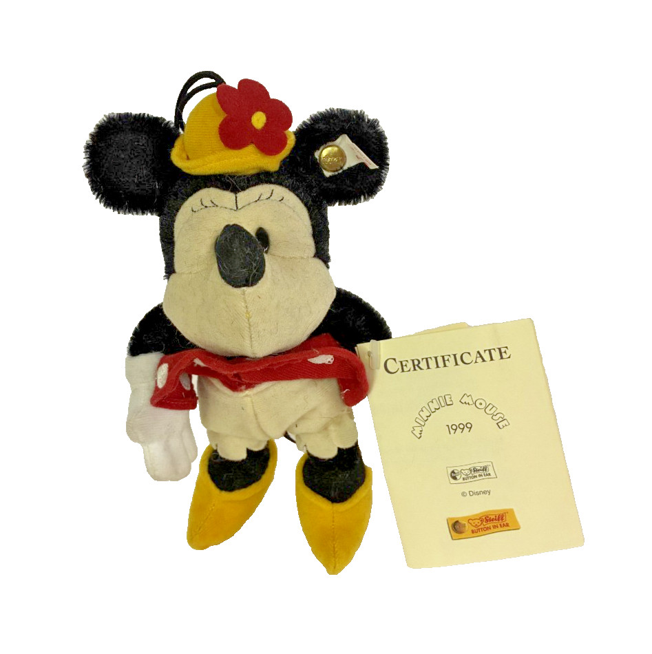 Vintage Steiff Minnie Mouse Disney Plush 1999