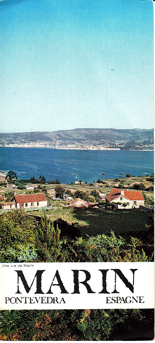 Marin Pontevedra Espagne Spain Vintage Tourist Travel Brochure Marin Pontevedra Espagne Spain Vintage Tourist Travel Brochure