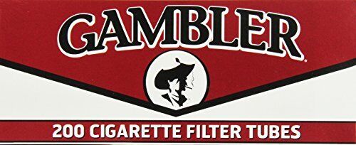 Gambler King Size Regular Cigarette Tubes 200 Count Per Box (50 Boxes) Full Case