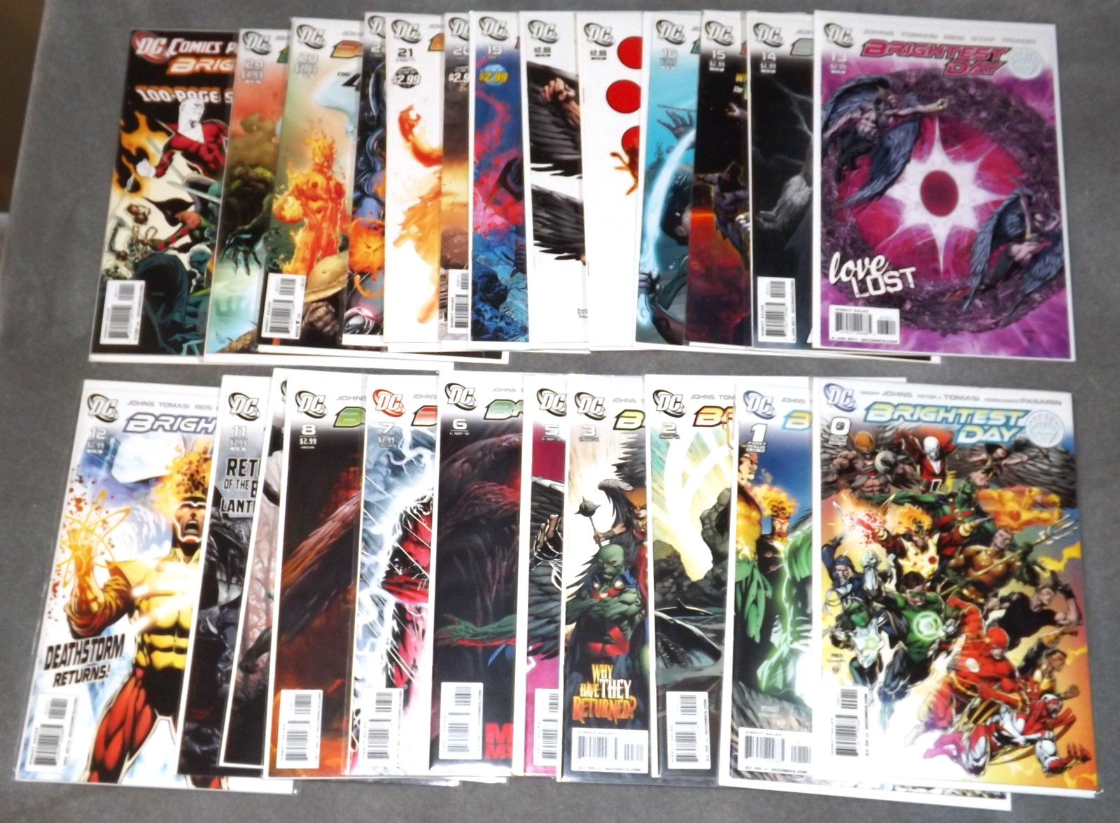 BRIGHTEST DAY #1-24 + 0 + 100 Pg. NM 26 Issues 2010 Green Lantern David Finch DC