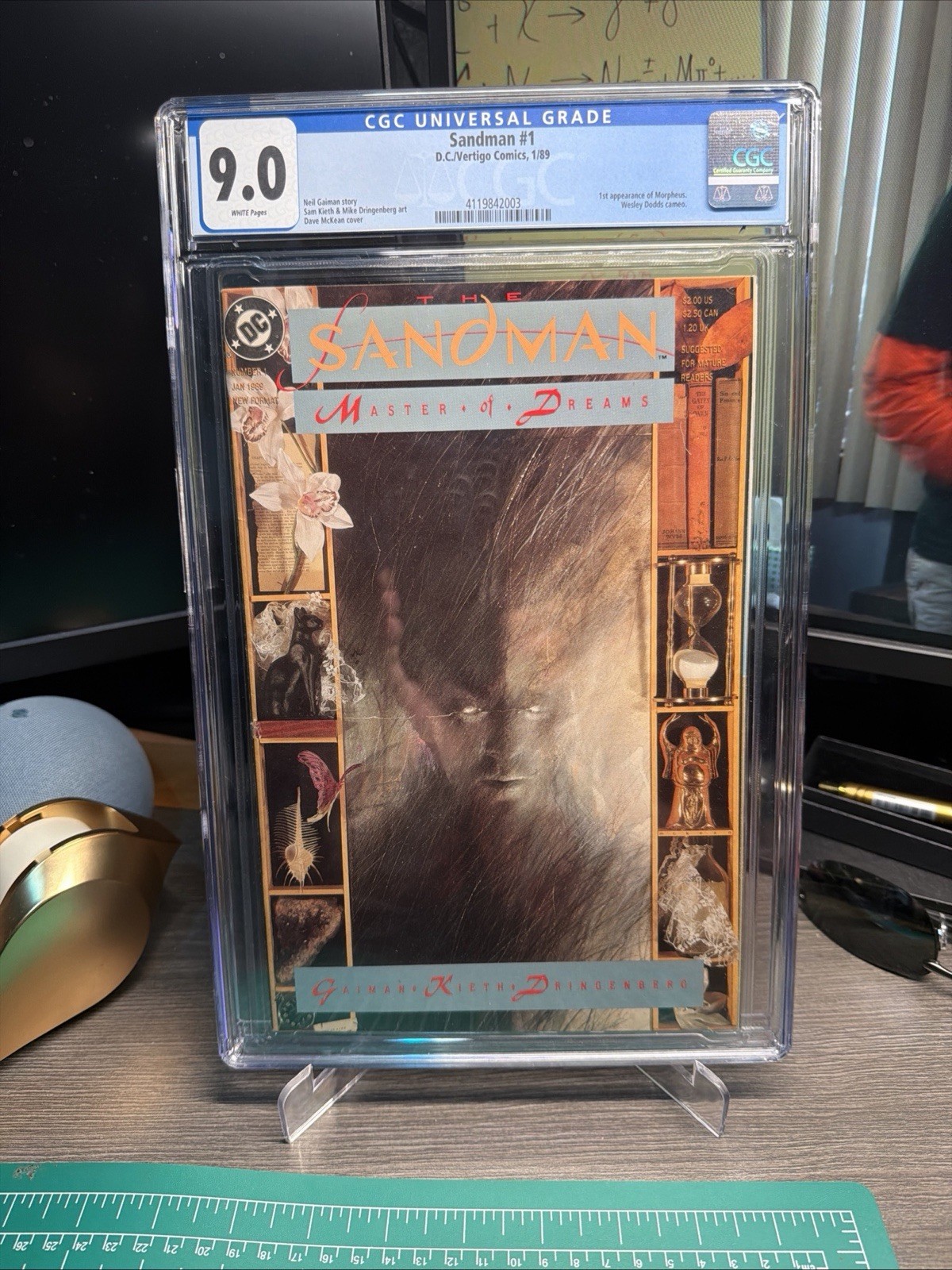 💫Sandman #1 CGC 9.0 - DC/Vertigo 1989 1st Appearance Morpheus, Wesley Dodds 💫Sandman #1 CGC 9.0 - DC/Vertigo 1989 1st Appearance Morpheus, Wesley Dodds