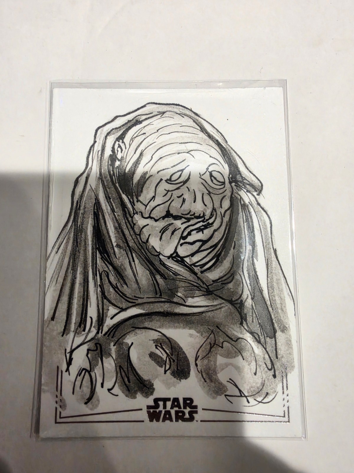 2024 Topps Star Wars Masterwork Sketch Card by Neil Camera #1/1 2024 Topps Star Wars Masterwork Sketch Card by Neil Camera #1/1