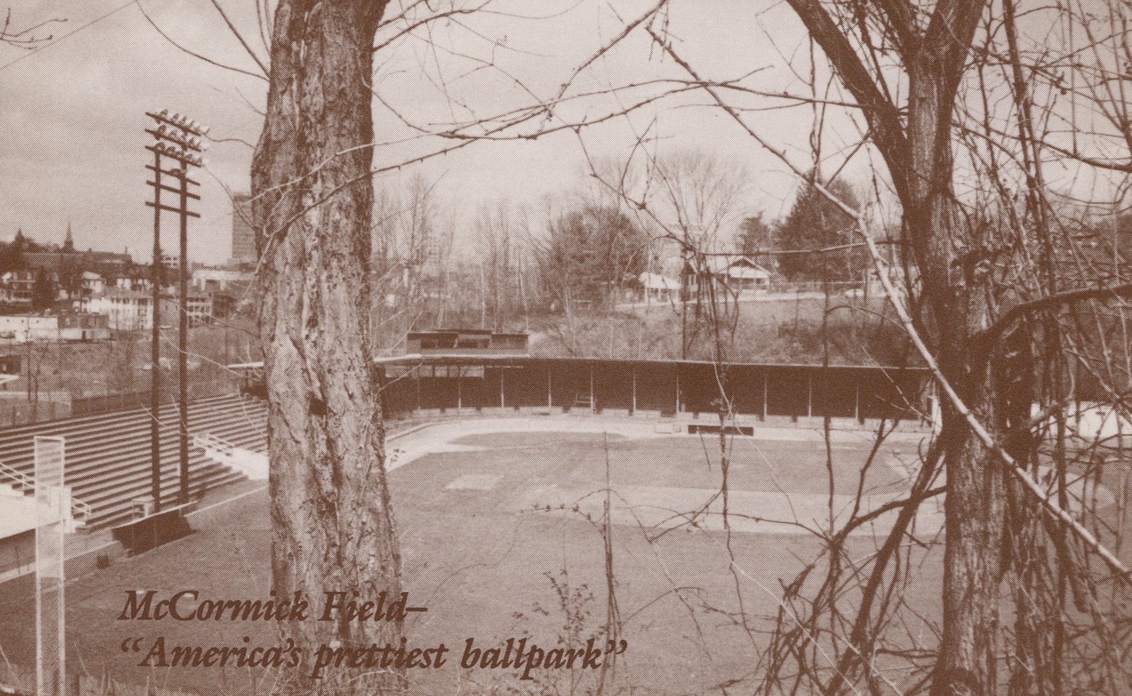 1991 Ballpark Nostalgia McCormick Field Asheville Tourists Vic Pallos 91-029