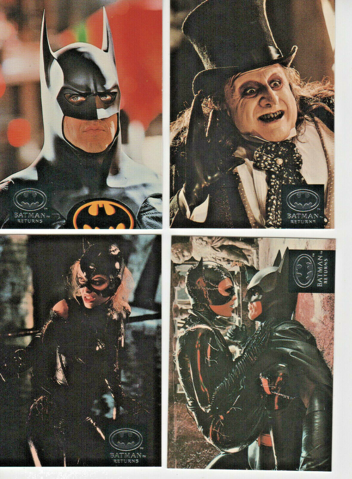 1992 Stadium Club Batman Returns Complete Set 1-100