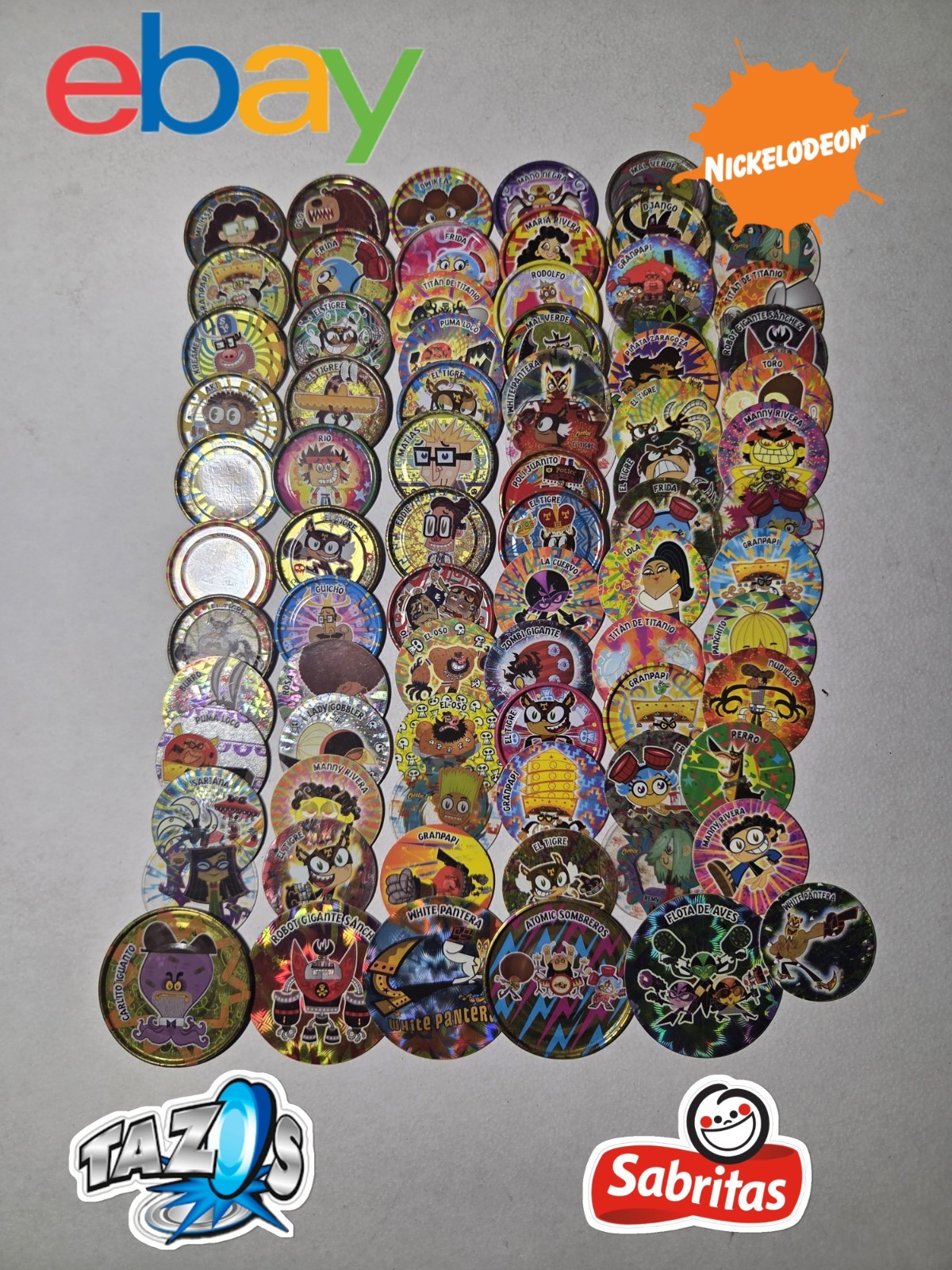 El Tigre Tazos Mega Gold Metallic + Classic Vintage Sabritas 2008 US Seller✅️✅️ El Tigre Tazos Mega Gold Metallic + Classic Vintage Sabritas 2008 US Seller✅️✅️