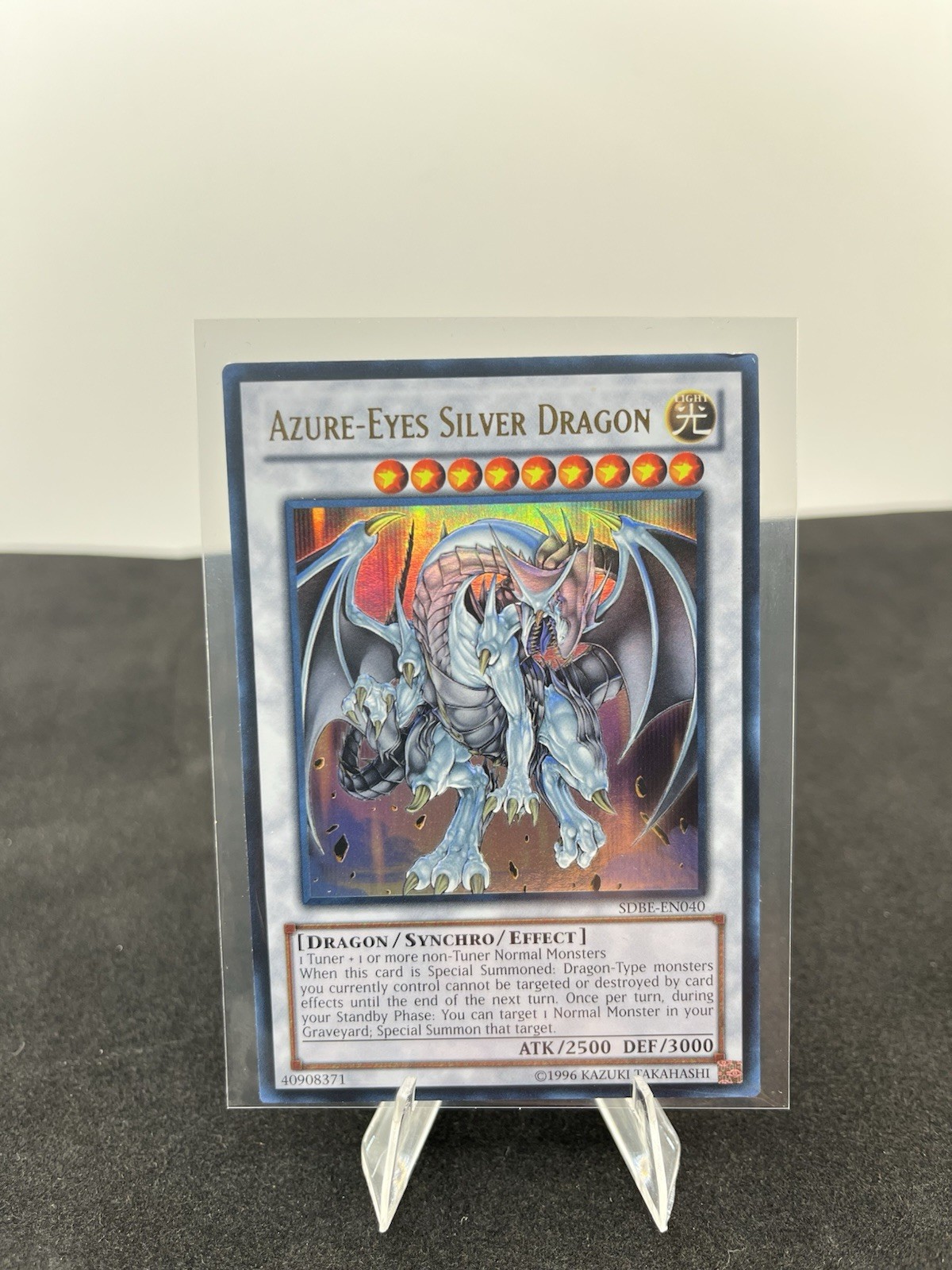Yu-Gi-Oh Azure Eyes Silver Dragon ULTRA RARE Holofoil Unlimited Card Yu-Gi-Oh Azure Eyes Silver Dragon ULTRA RARE Holofoil Unlimited Card