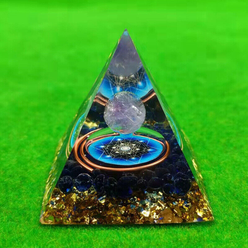 5CM 6CM Six Pointed Star Chakra Energy Quartz Healing Natural Crystal Pyramid