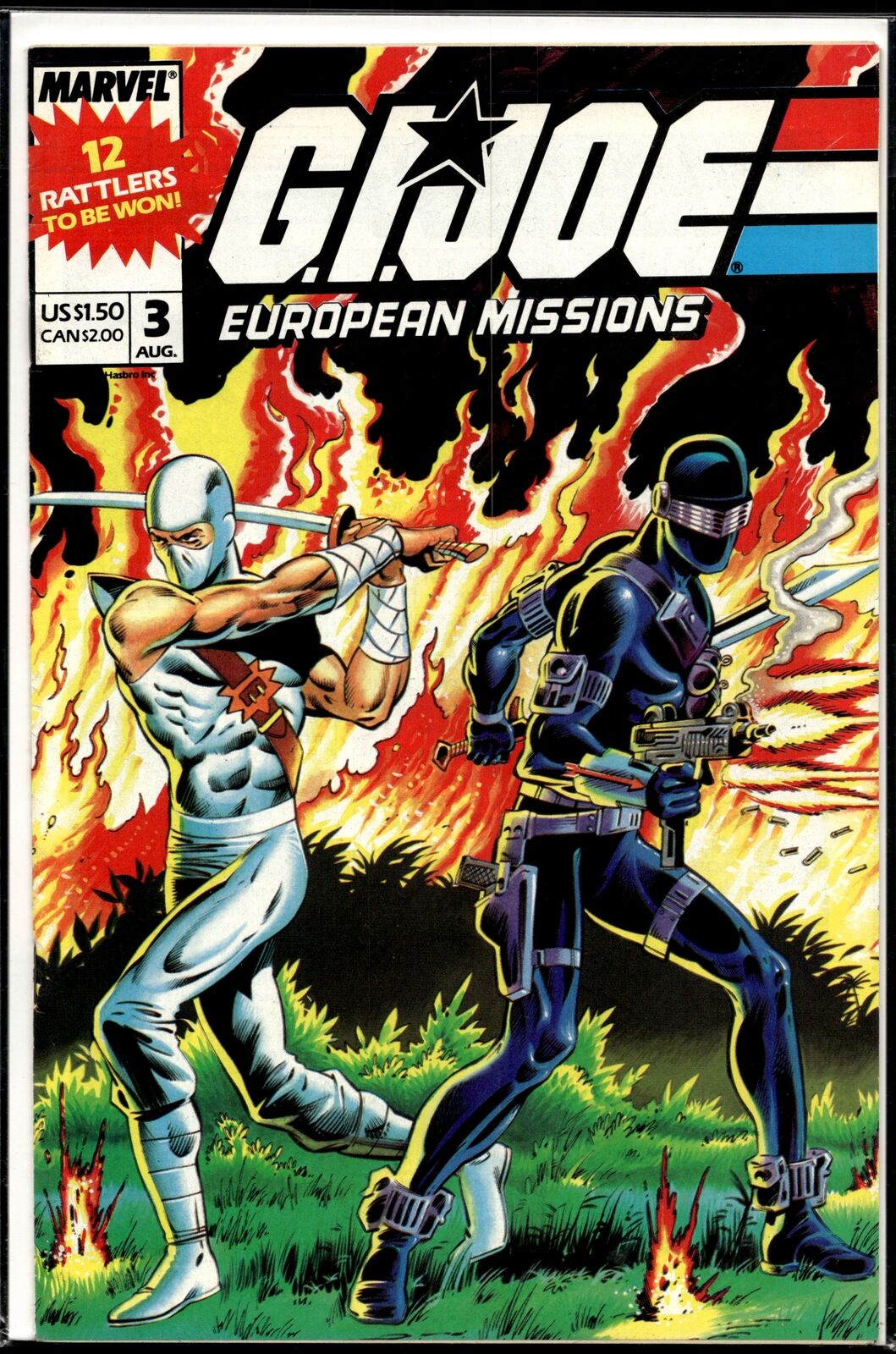 1988 G.I.I Joe European Missions #3 Marvel Comic