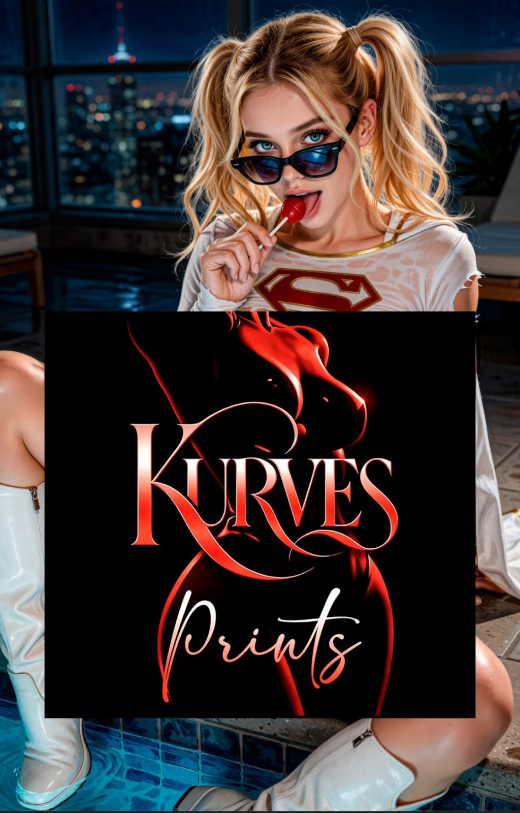 SUPERGIRL V11 | VIRGIN NOTI | SINGLE COVER PRINT | KURVES COMICS SUPERGIRL V11 | VIRGIN NOTI | SINGLE COVER PRINT | KURVES COMICS