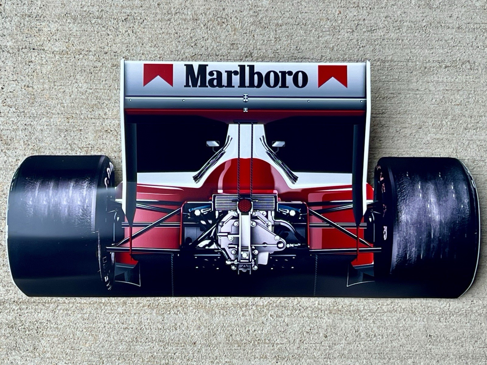WOW FORMULA 1 F1 Race Car Curved Wall Art WOW FORMULA 1 F1 Race Car Curved Wall Art