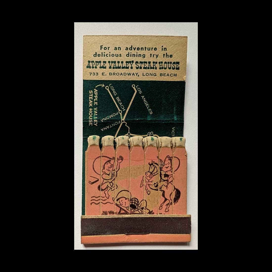 Feature Matchbook Full Book Apple Valley Inn - Apple Valley, California