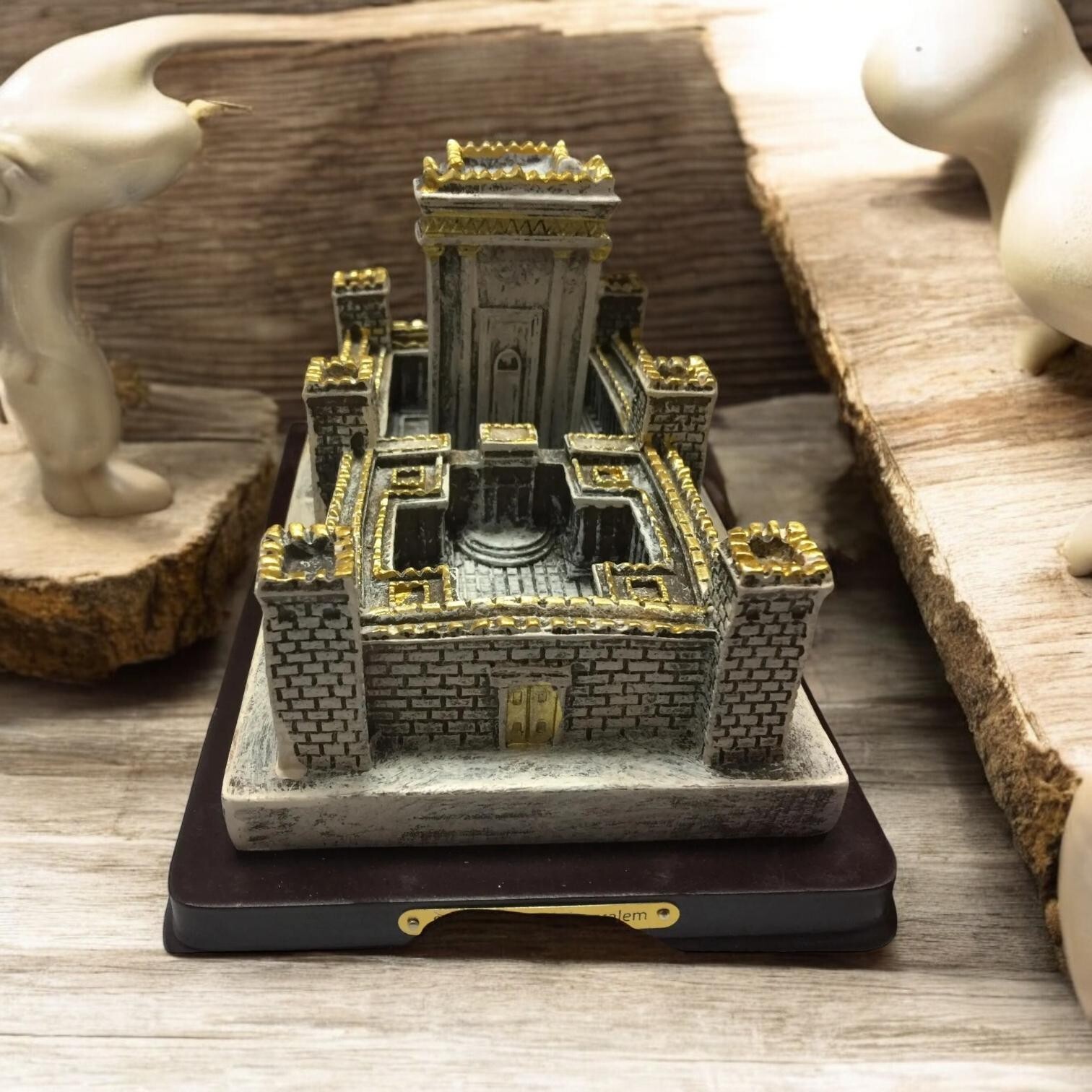 Judaica The Second Temple of Jerusalem Sculpture Judaica The Second Temple of Jerusalem Sculpture