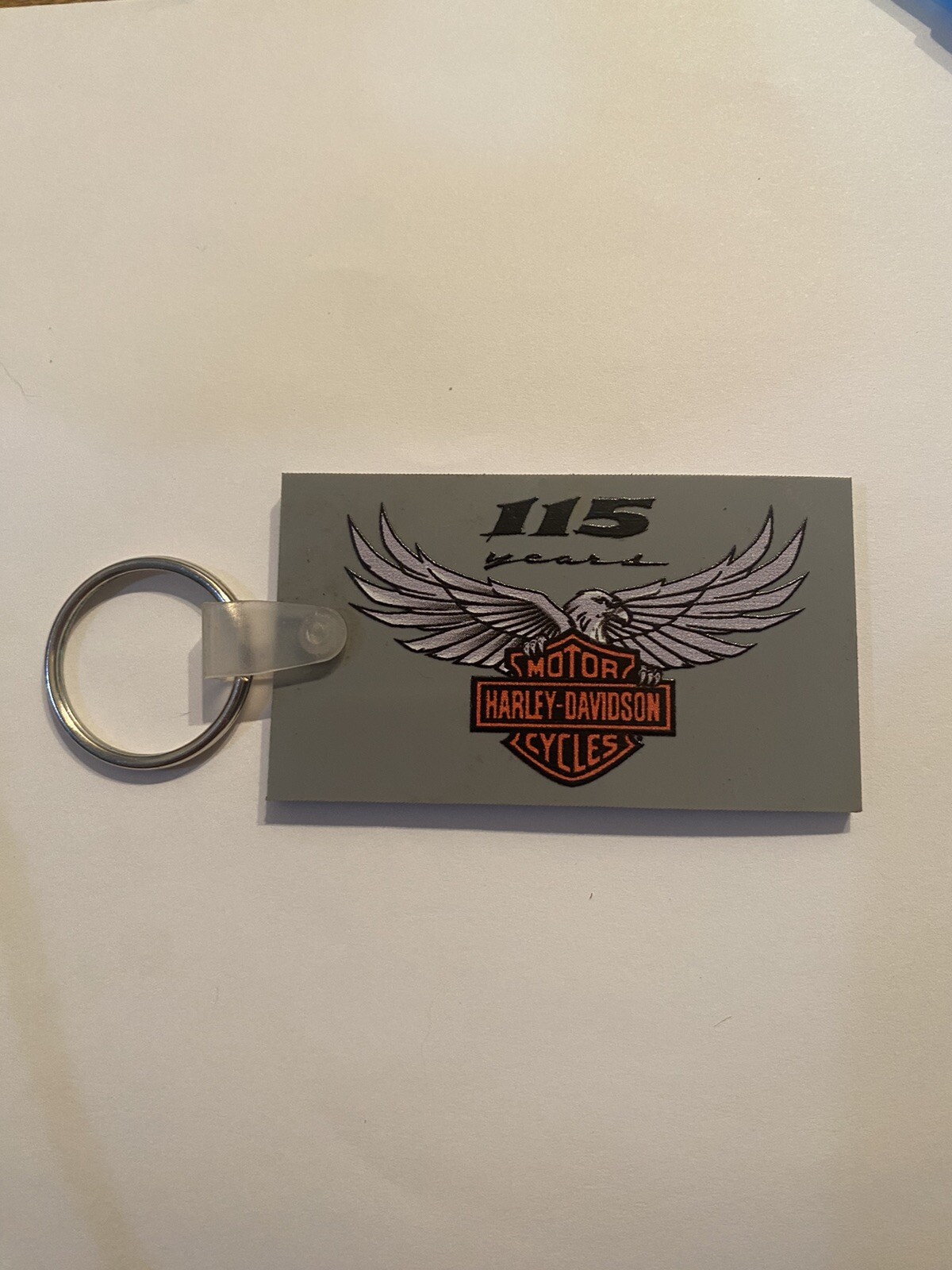 Harley Davidson 115th Anniversary Eagle Bar & Shield Keychain New Harley Davidson 115th Anniversary Eagle Bar & Shield Keychain New