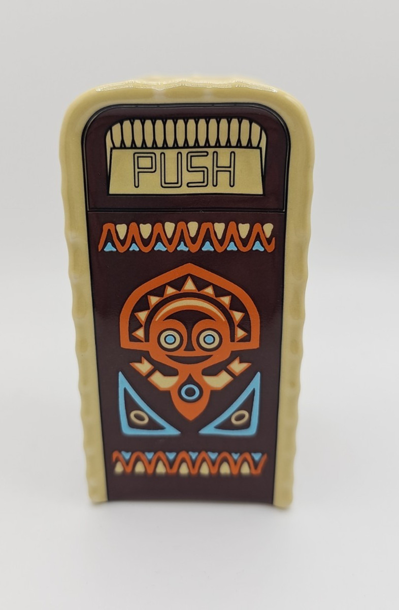 NEW Disney Parks Polynesian Trash Can Salt Pepper Shaker Disney Tiki Room RARE NEW Disney Parks Polynesian Trash Can Salt Pepper Shaker Disney Tiki Room RARE