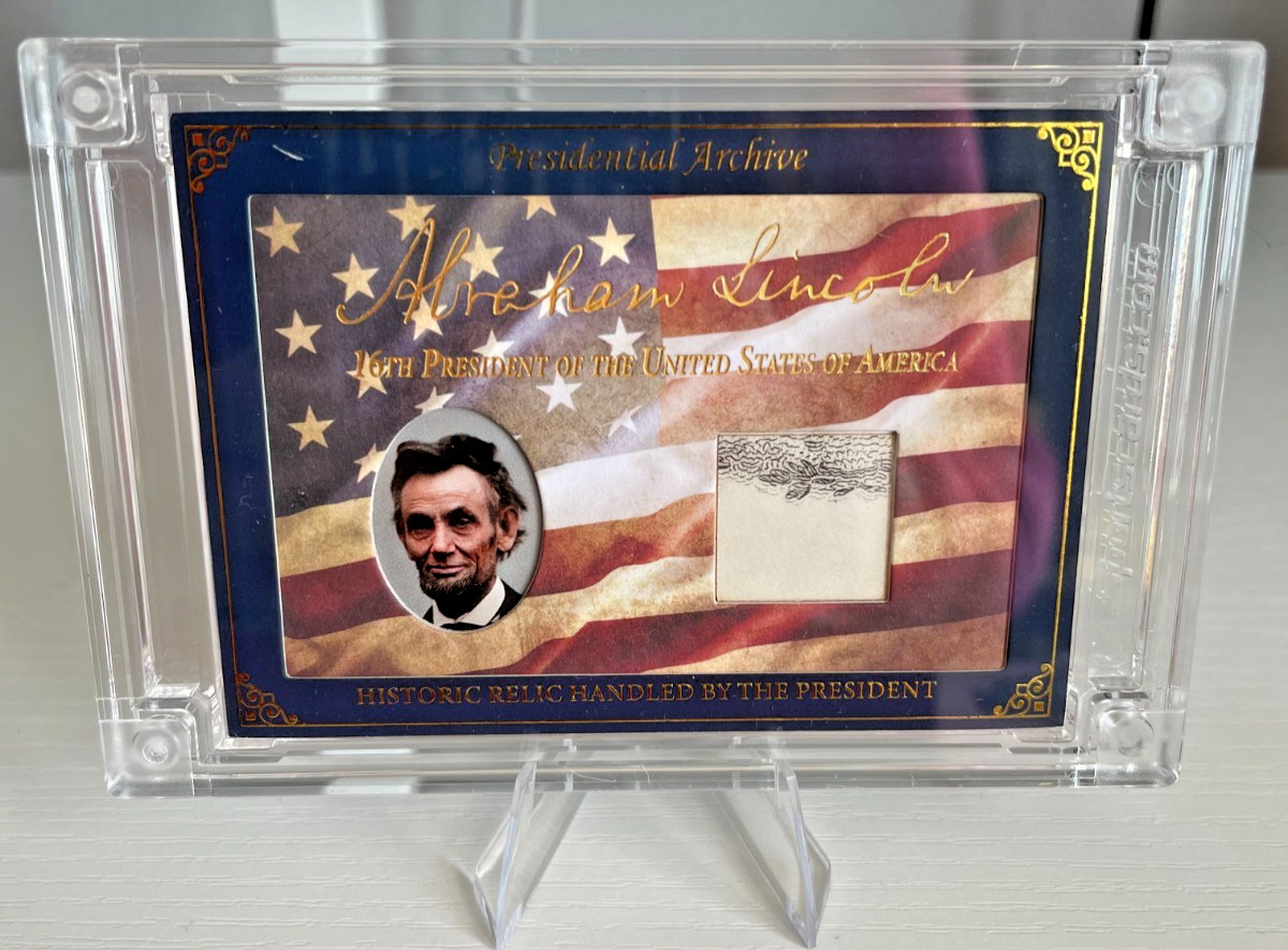 2025 POTUS A Word From the President Abraham Lincoln Handwritten Word Rare Ink 2025 POTUS A Word From the President Abraham Lincoln Handwritten Word Rare Ink