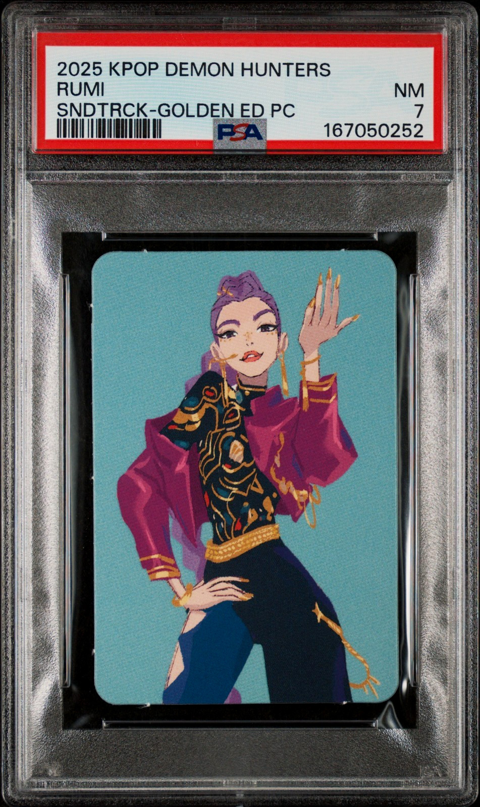 Rumi 2025 K-Pop Demon Hunters Soundtrack Golden Edition PC PSA 7 Rumi 2025 K-Pop Demon Hunters Soundtrack Golden Edition PC PSA 7