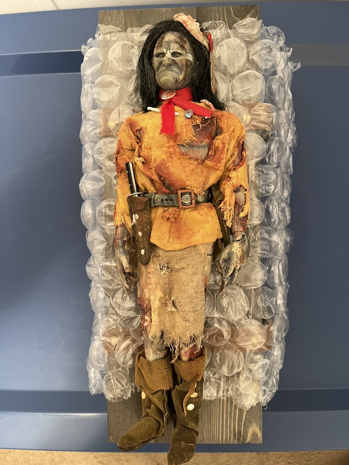 Haunted Halloween Looking Indian Doll Mint Condition Haunted Halloween Looking Indian Doll Mint Condition
