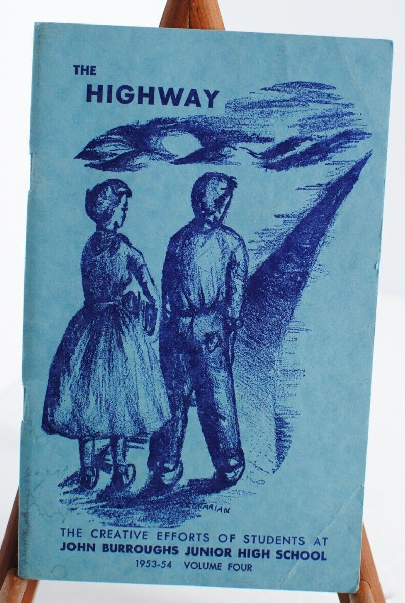 Vintage 1953-54 John Burroughs Junior High School Poem Booklet Volume Four