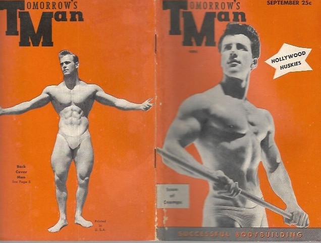 TOMORROW\'S MAN SEP 1955 Pocketsize Physique Magazine