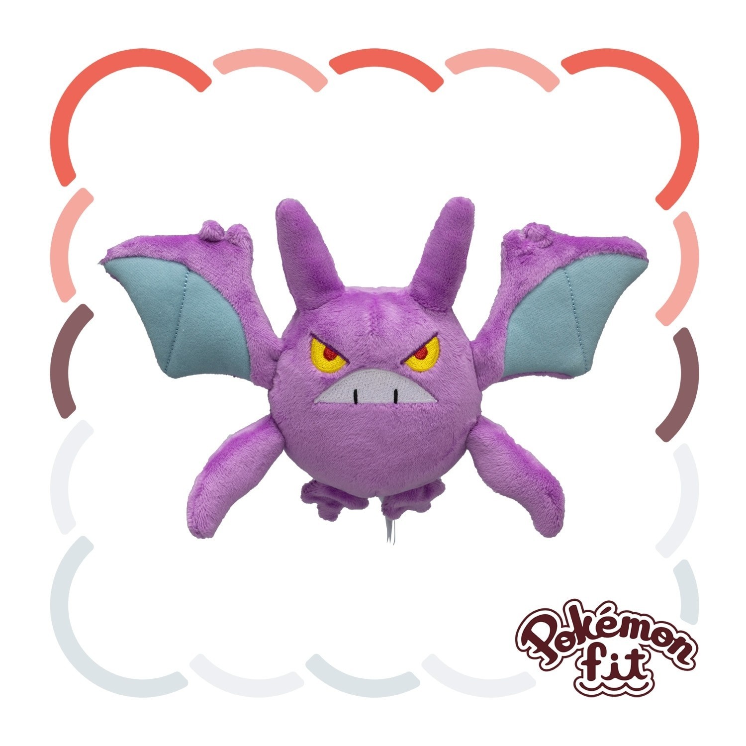 Pokémon Crobat Fit Plush 169 Pokemon Center Official Japan