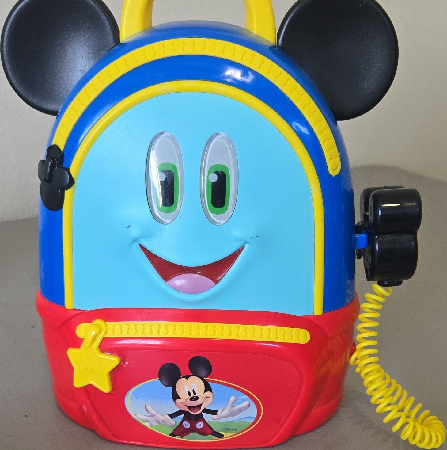 Just Play Disney Mickey Mouse Kids Toy Backpack Playset w/ Accessories