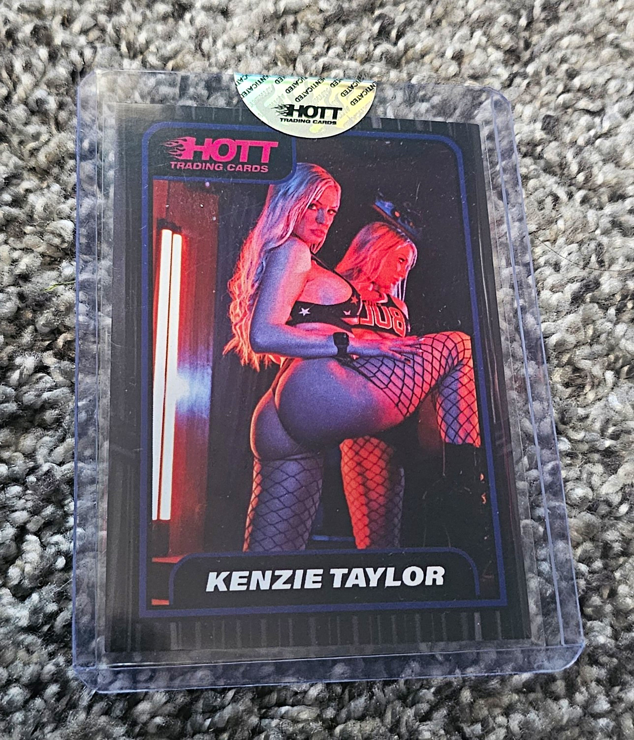 Hott Trading Cards Kenzie Taylor 2025 Authentic English Non-Sport Trading Card Hott Trading Cards Kenzie Taylor 2025 Authentic English Non-Sport Trading Card