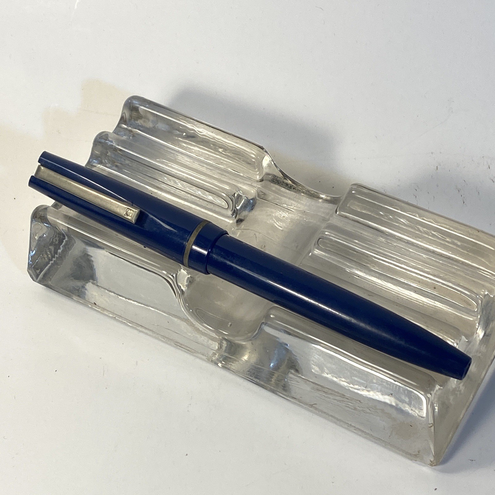 Vintage Osmiroid 65 EF Fountain Pen England Blue