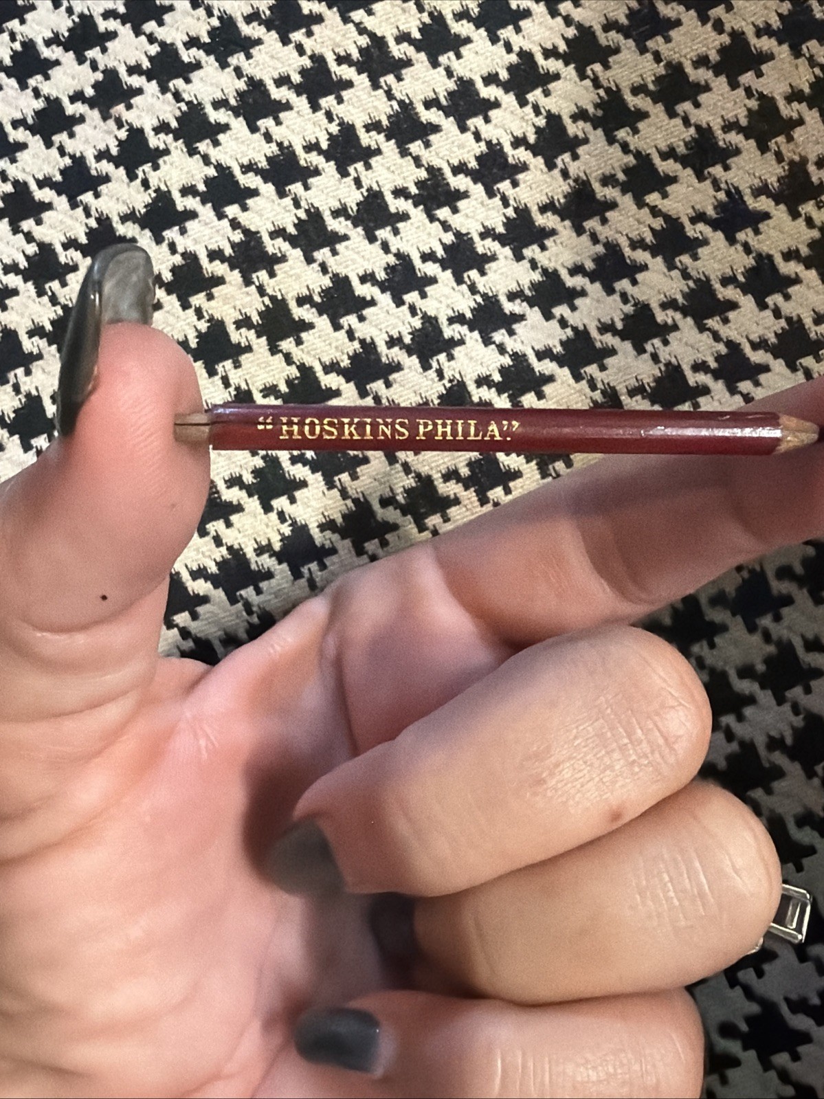Antique c1910s HOSKINS PHILA Miniature Advertising Pencil 2.5” Philadelphia Antique c1910s HOSKINS PHILA Miniature Advertising Pencil 2.5” Philadelphia
