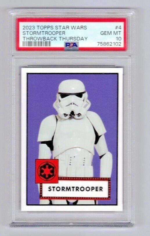 2023 Topps Star Wars Stormtrooper Throwback Thursday Card #4  PSA 10 Gem Mint