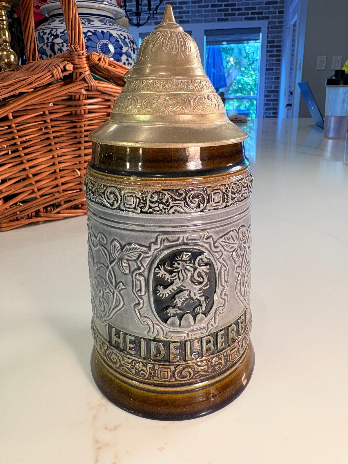 King West Germany Beer Stein Heidelberg 303-W Mug King West Germany Beer Stein Heidelberg 303-W Mug