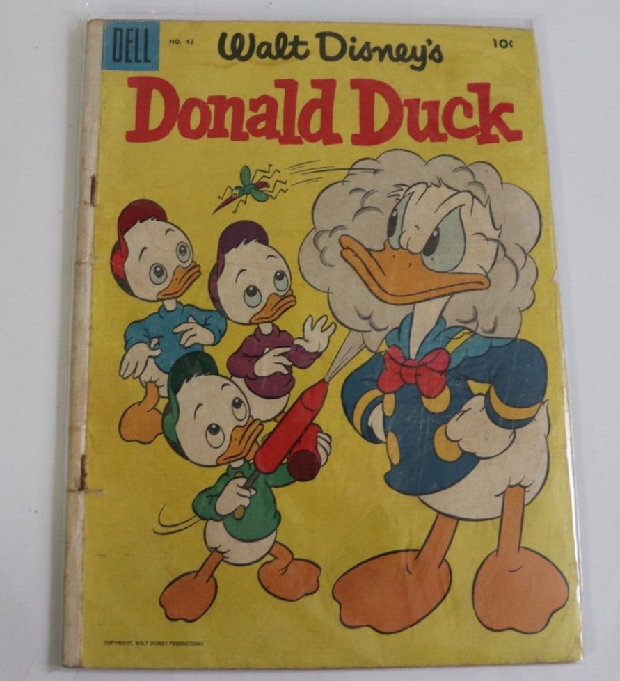 Walt Disney\'s Donald Duck #42 Dell Comics  Aug 1955 Comic Book
