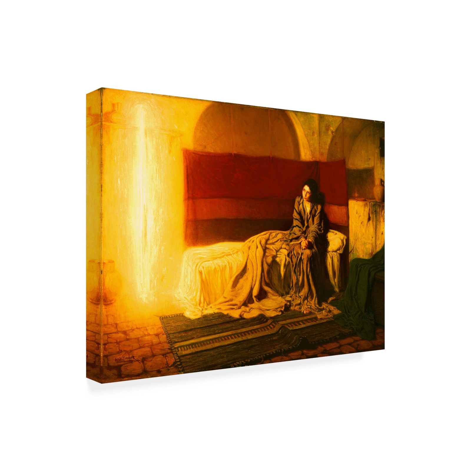 Trademark Fine Art Henry Ossawa Tanner 'The Annunciation' Canvas 24x32 Trademark Fine Art Henry Ossawa Tanner 'The Annunciation' Canvas 24x32