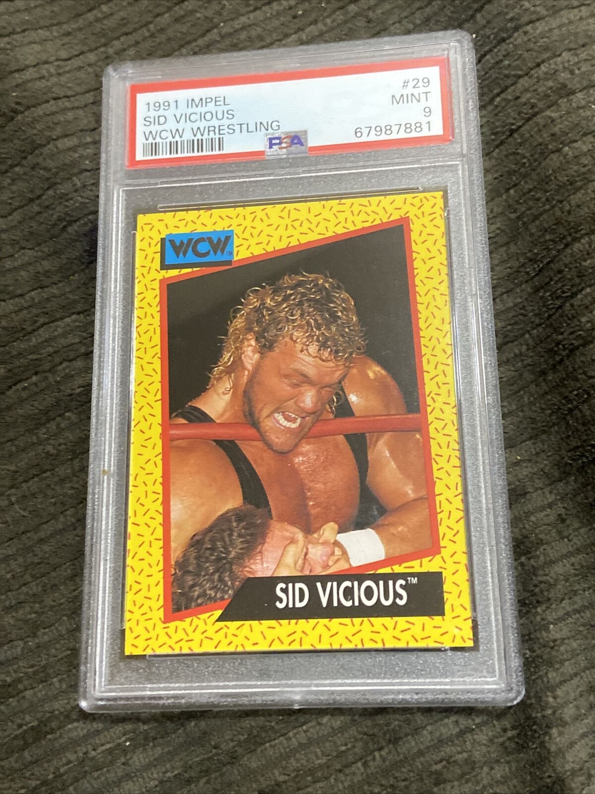 1991 Impel #29 Sid Vicious Psa 9 Rookie Pop Only 4 Higher