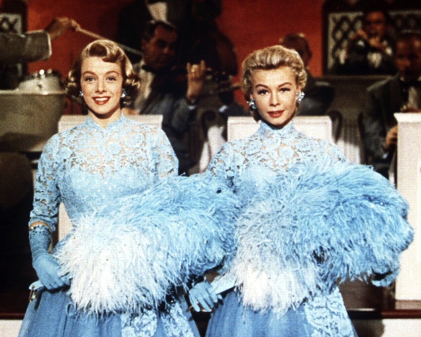 Vera-Ellen and Rosemary Clooney in White Christmas from 24x36 inch Poster