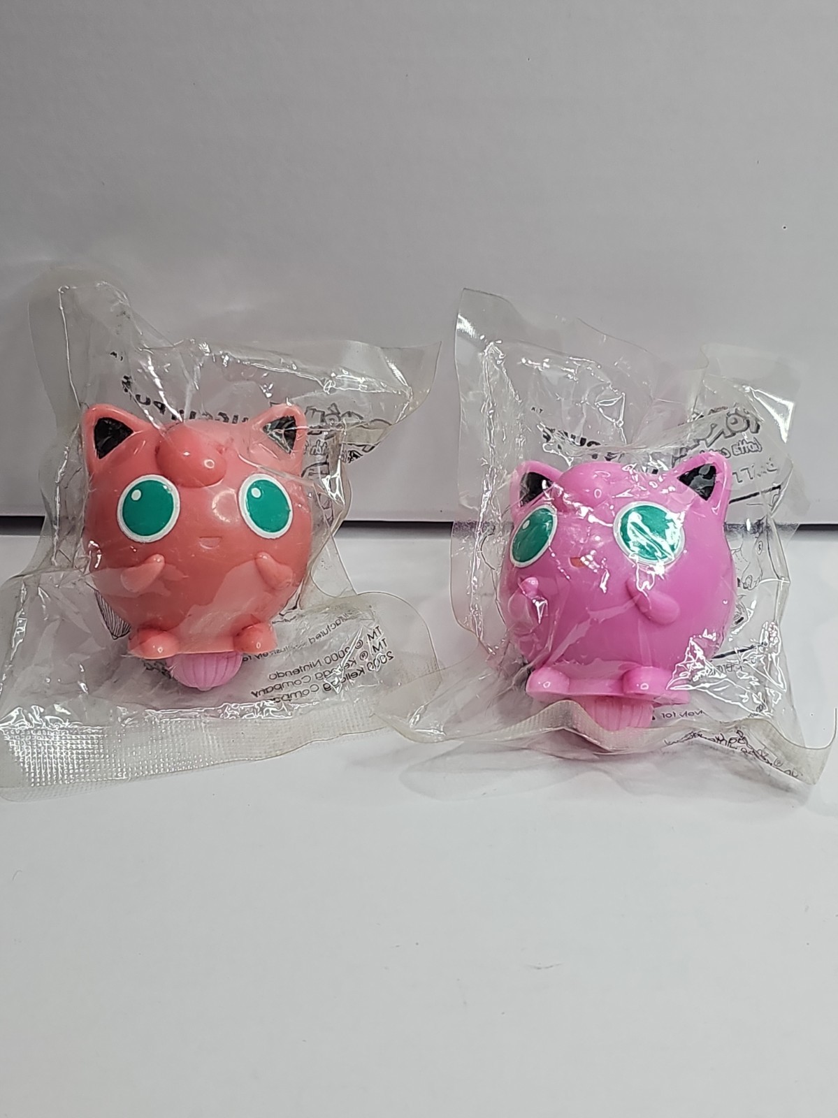 Vintage 2000 Pokémon Jigglypuff Battle Tops Kelloggs Spinner, 2 Of Them, Sealed
