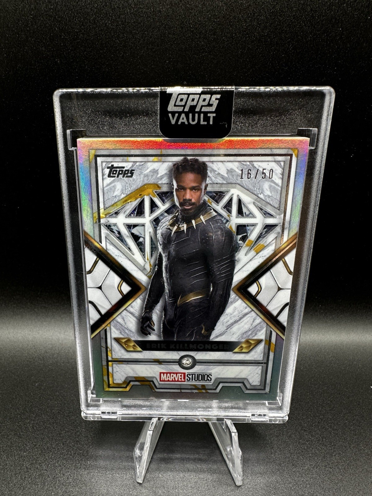 2026 Topps Marvel Vault Erik Killmonger Diamonds /50 #MD-33 2026 Topps Marvel Vault Erik Killmonger Diamonds /50 #MD-33