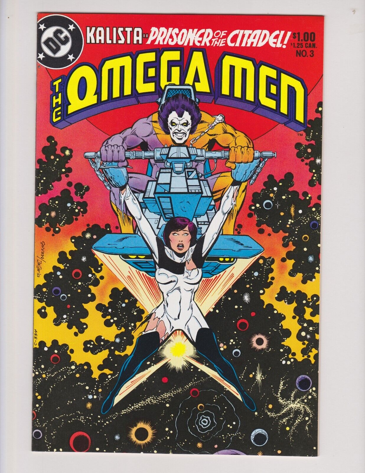 OMEGA MEN #3 DC COMICS 1983 KEITH GIFFEN\'S 1ST APPEARANCE LOBO THE LAST CZARNIAN