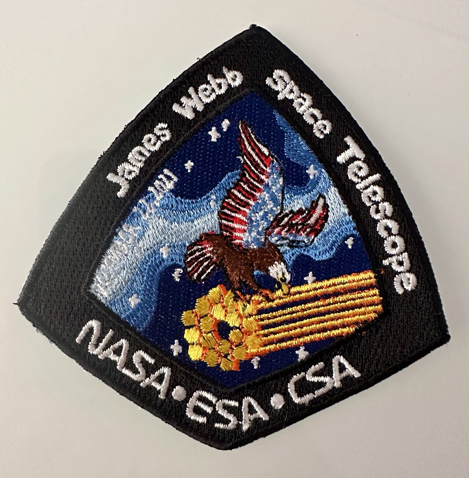 JAMES WEBB SPACE TELESCOPE JWST NASA MISSION PATCH GODDARD SPACE CENTER 3.5” JAMES WEBB SPACE TELESCOPE JWST NASA MISSION PATCH GODDARD SPACE CENTER 3.5”