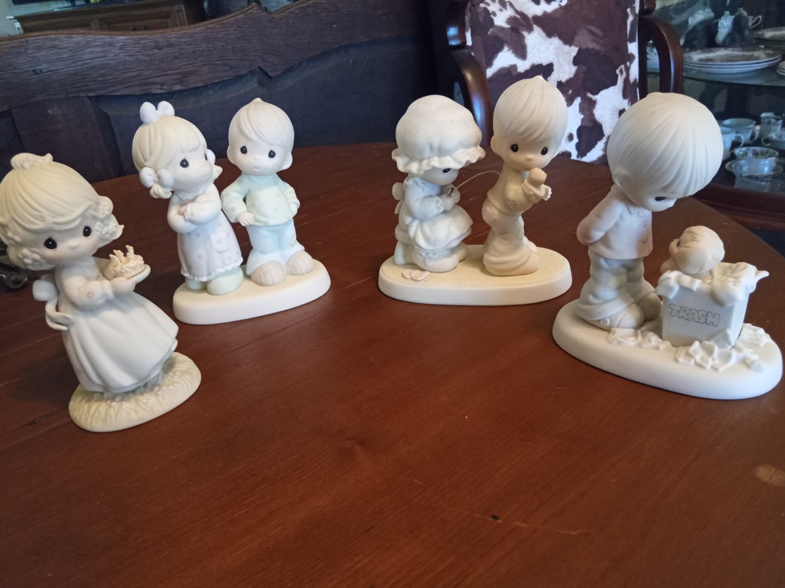 Precious Moments vintage- group of 4-all of them together for one price-perfect