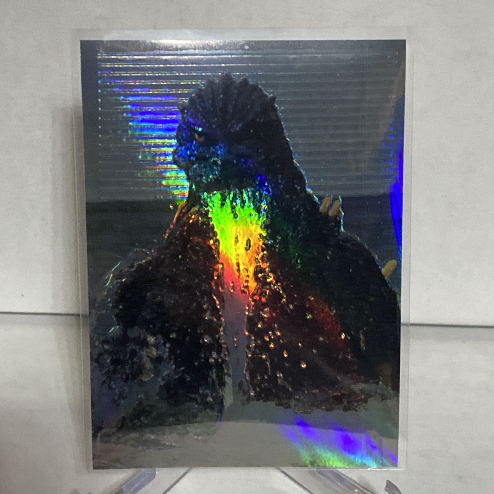 1996 Toho Amada Godzilla Chromium Chrome SP Sticker #23 Godzilla Rises🔥/B* 1996 Toho Amada Godzilla Chromium Chrome SP Sticker #23 Godzilla Rises🔥/B*